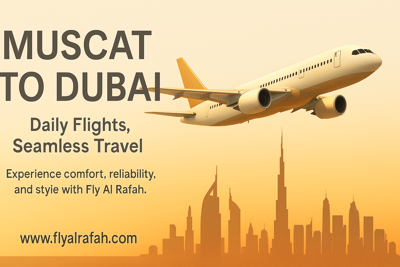 Flights from Muscat to Dubai 3 Flights from Muscat to Dubai