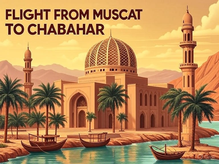 Chabahar Flight from Muscat 1 Chabahar Flight from Muscat