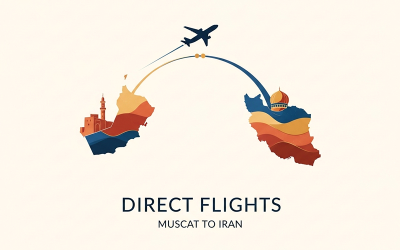 Direct Flights from Muscat to Iran