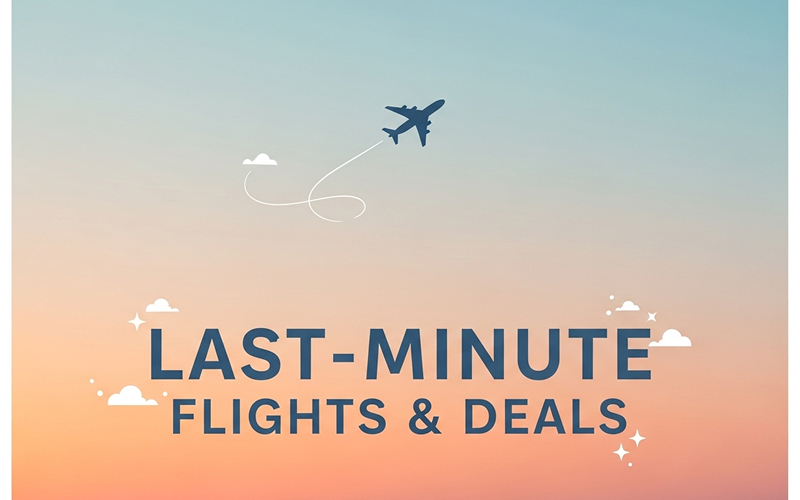 last-minute flights and deals 
