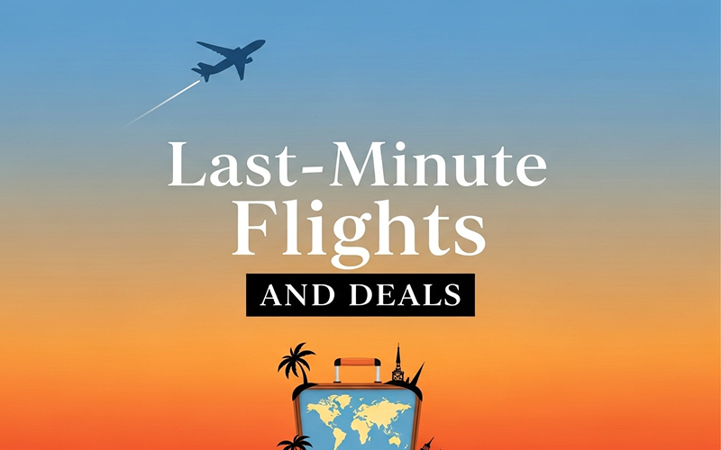 last-minute flights and deals 