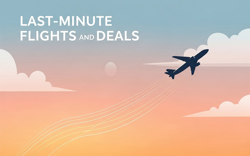 last-minute flights and deals 